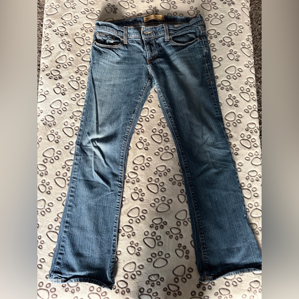 Old Navy Blue ultra low rise bootcut  Women's Jeans